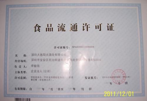 湖北上海怎么办食品流通许可证